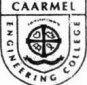 Caarmel Engineering College, Thiruvalla logo