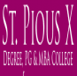 St Pious X College logo